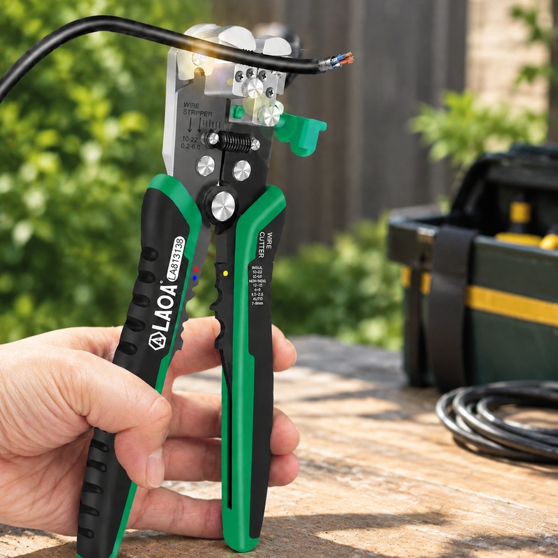 Automatic Wire Stripper Cutter - Alat Pemotong dan Pengupas Kabel Otomatis
