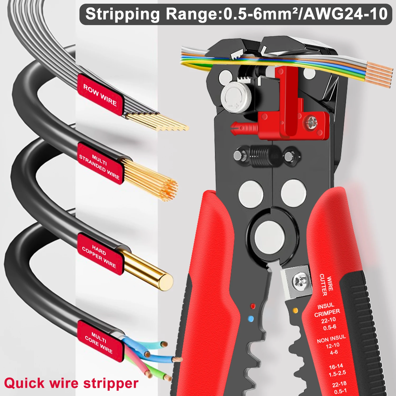 Automatic Wire Stripper Cutter - HS-D1, Alat Pengupas Kabel Otomatis yang