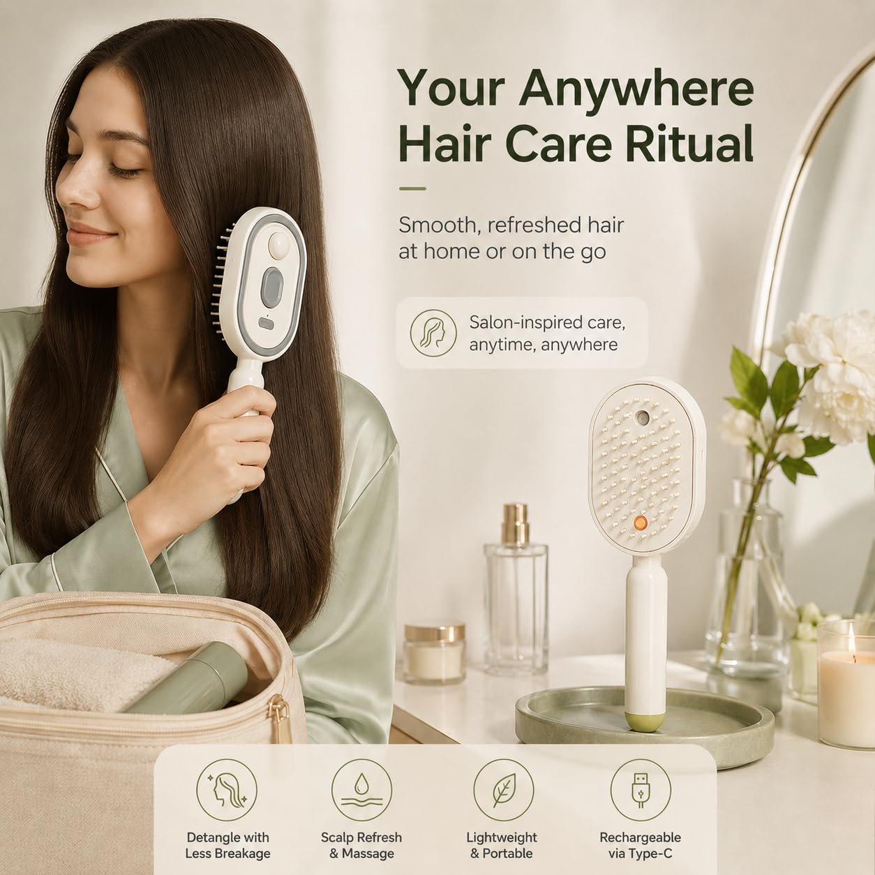 Sisir Pijat Rambut Elektrik 2i - Electrical ulasan dan harga
