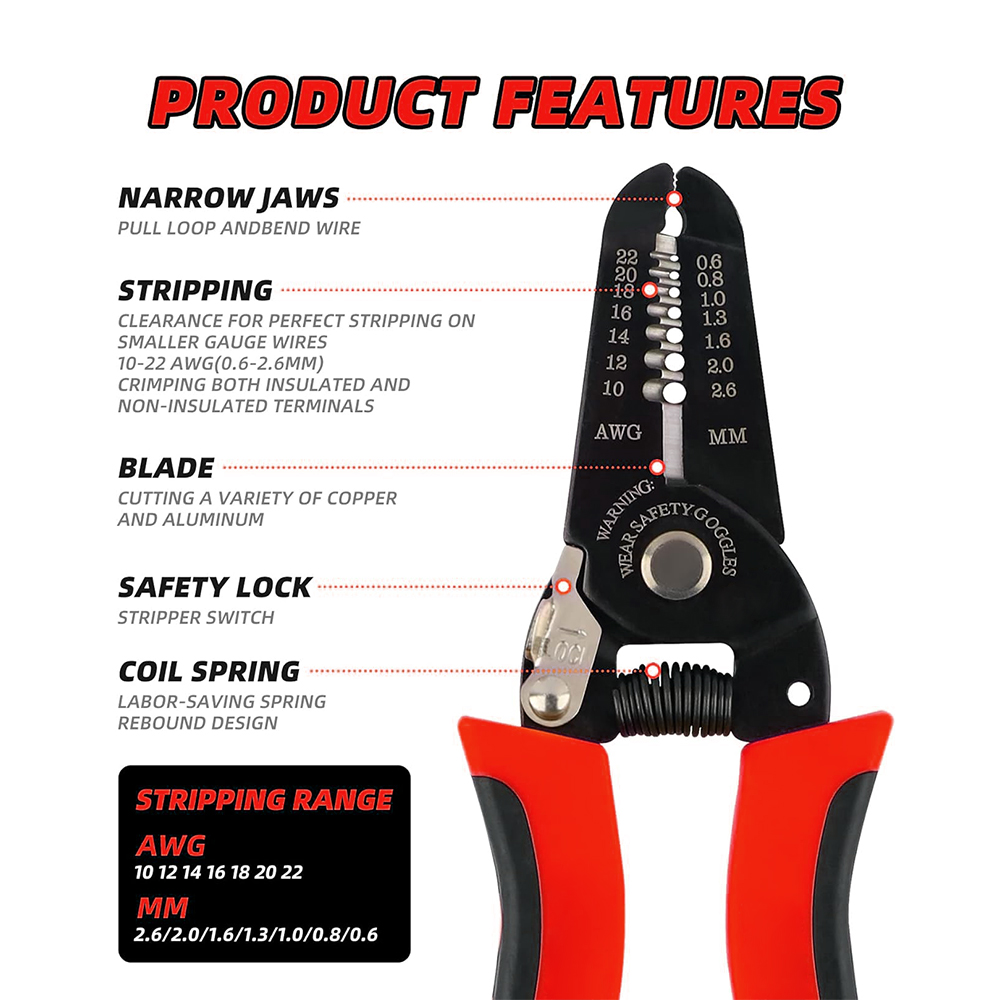Pemotong Kawat, Alat Pengupas  - Automatic Wire Stripper Cutter ulasan dan harga